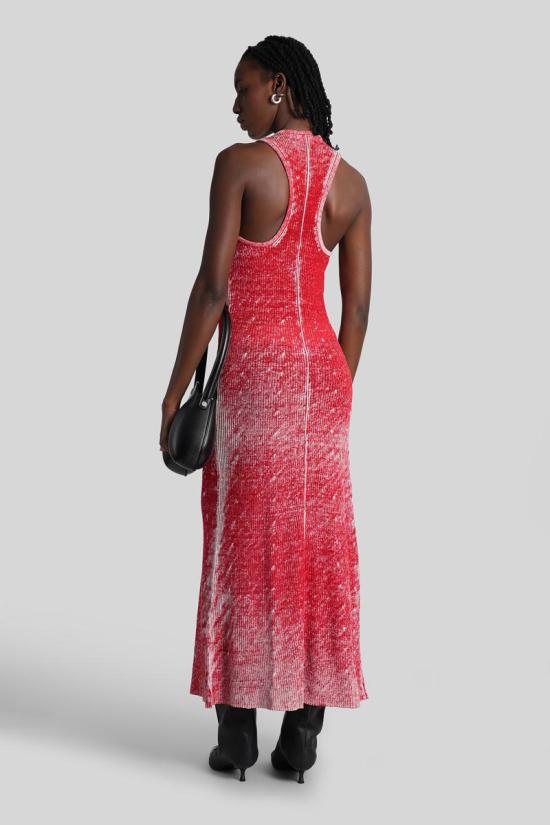 25FW 디젤 롱 원피스 429780 A188810IKCL RED - DIESEL