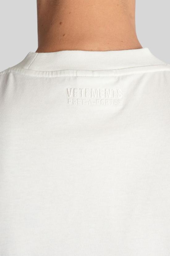 25FW 베트멍 반팔 티셔츠 430920 UH76TR600I1000 WHITE - VETEMENTS