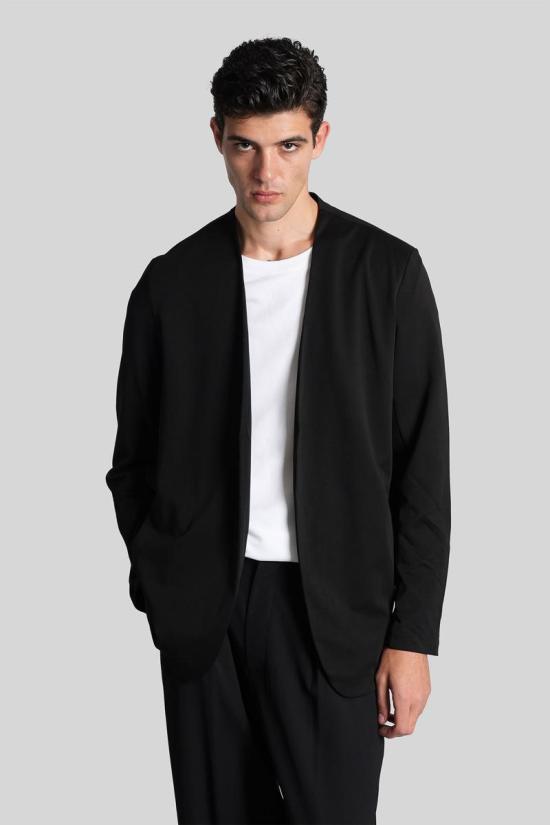 25FW 어태치먼트 가디건 430001 AJ52 085 Black