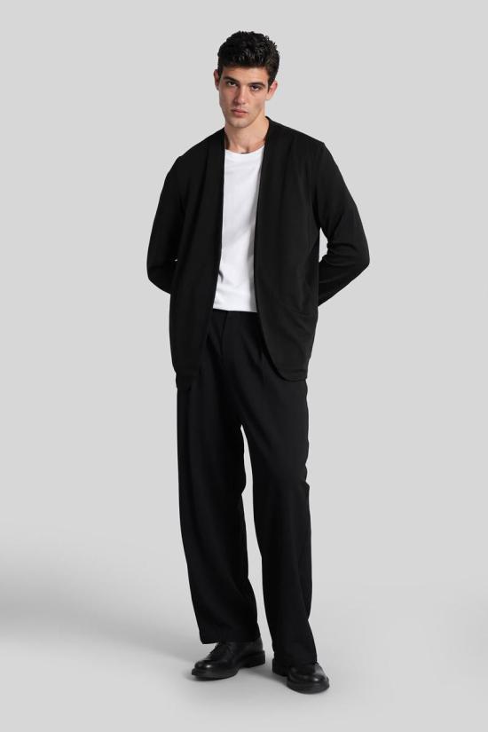 25FW 어태치먼트 가디건 430001 AJ52 085 Black - ATTACHMENT