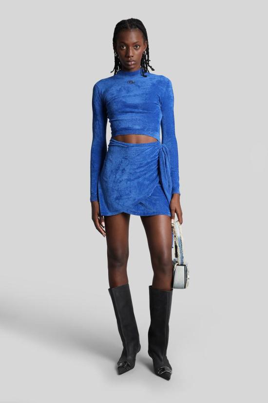 25FW 디젤 숏 원피스 429782 A188900IKBZ BLUE