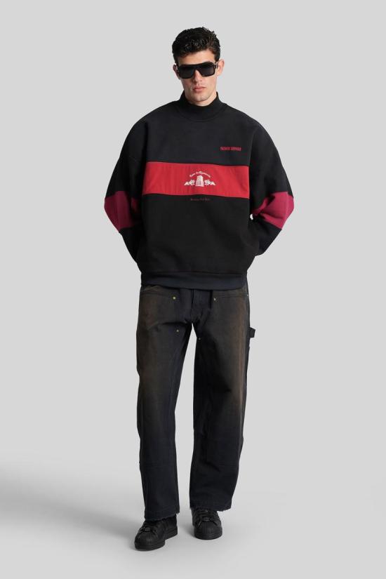 25FW 윌리 차바리아 긴팔 티셔츠 429879 WCJSY0101 Black - WILLY CHAVARRIA