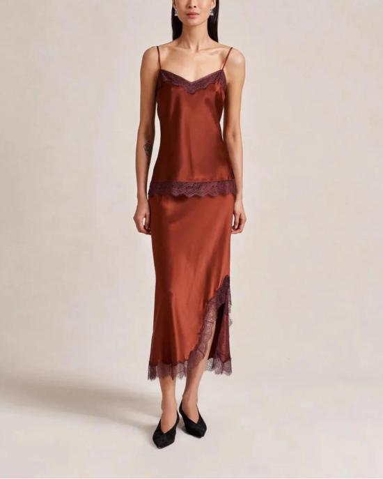  라 리네 캐미솔 La Ligne Demi  러스트/버건디 - LA LIGNE