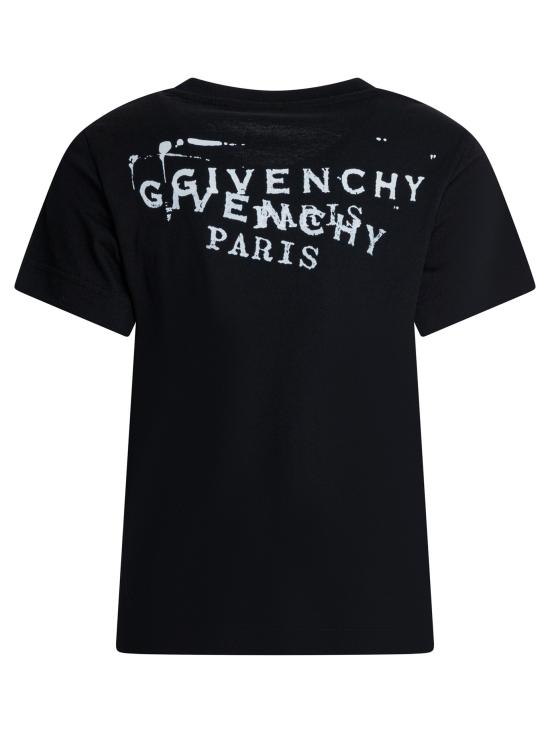 26SS 지방시 반팔 티셔츠 BW70FJP7A7001 Black - GIVENCHY