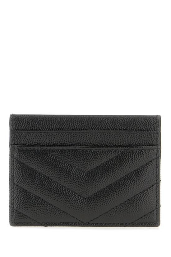 26SS 생로랑 카산드라 마틀라세 카드 케이스 423291BOW01 1000 Nero - SAINT LAURENT