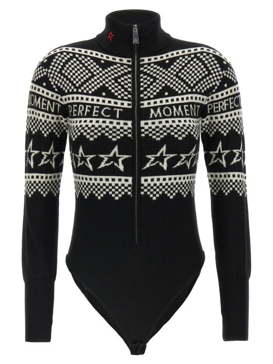 25FW 퍼펙트모멘트 바디수트 티셔츠 W30012502291 White Black