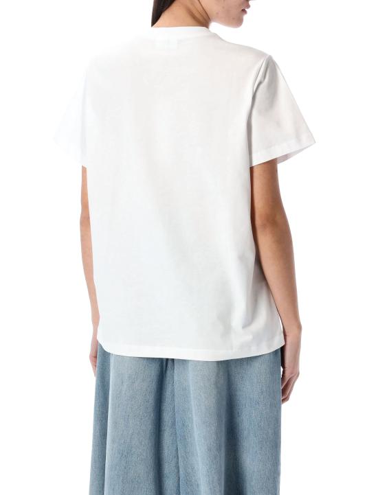 25FW 가니 반팔 티셔츠 T40043575 151 Bianco - GANNI