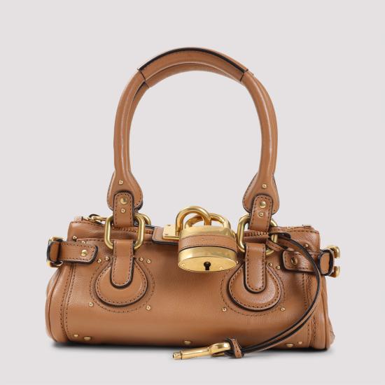 26SS 끌로에 스몰 그레인드 레더 패딩턴 백 CH26SS805P75 209 MUSTANG BROWN