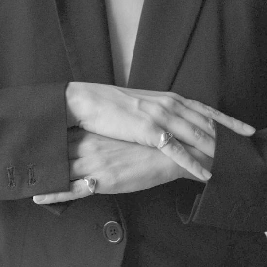  아니카 이네즈 반지 하트 링 스털링 실버 - ANNIKA INEZ