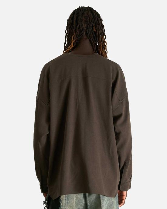  릭 오웬스 가디건 리도 래리 셔츠 - RICK OWENS