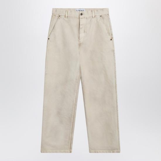  로에베 스트레이트 팬츠 H526Y04WI8CO Beige