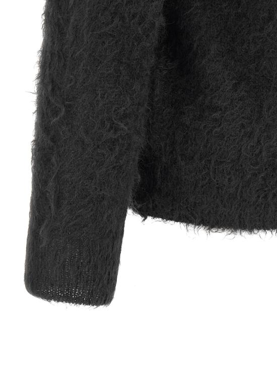 25FW 오라리 폴로 티셔츠 A25AP01KMINKBLACK Black - AURALEE