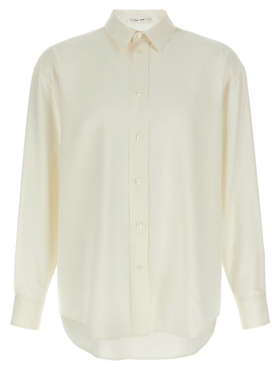 25FW 더로우 긴팔 셔츠 1210W3856OWH White