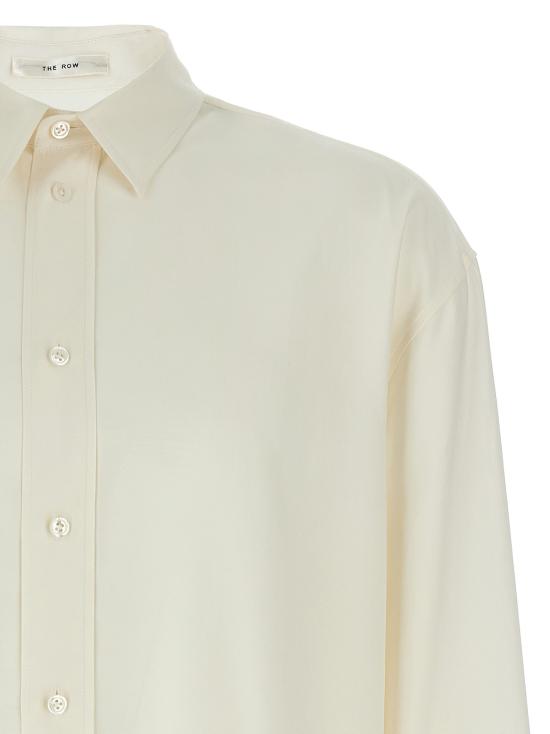 25FW 더로우 긴팔 셔츠 1210W3856OWH White - THE ROW