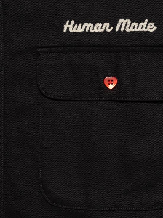 25FW 휴먼메이드 셔츠 HM30SH014 BLACK Black - HUMANMADE