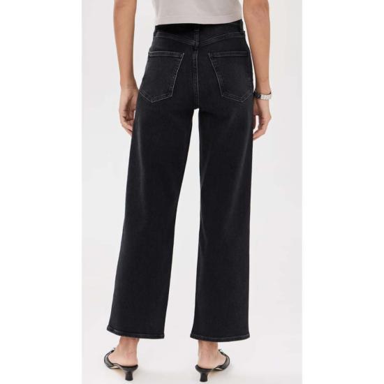  에이골디 데님 팬츠 아골드 렌 하이라이즈 와이드 레그 진 허쉬 - AGOLDE