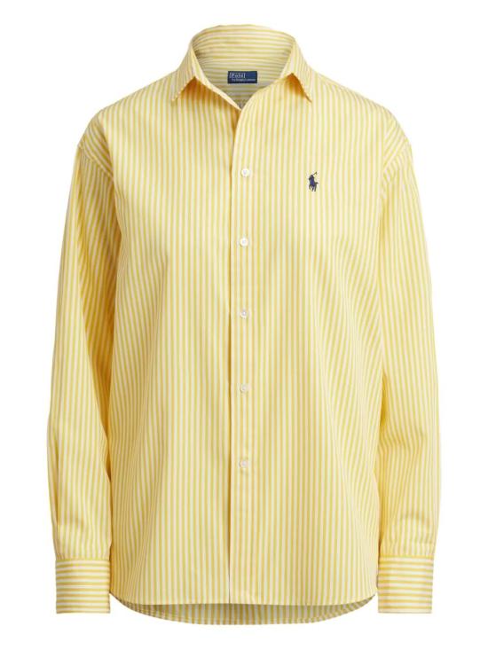 26SS 폴로 랄프로렌 셔츠 211910743 501 YELLOW WHITE