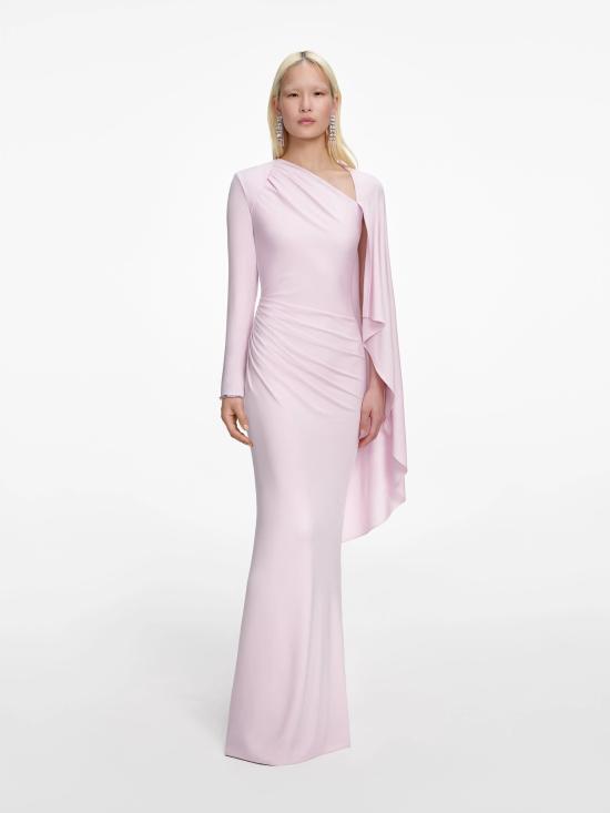 26SS 셀프 포트레이트 미디 원피스 RS26505XP PINK Pink