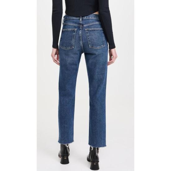  에이골디 데님 팬츠 아골드 발렌 빈티지 스트레이트 진 솔라스 - AGOLDE