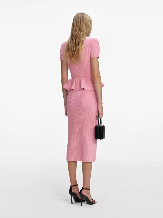 26SS 셀프 포트레이트 미디 원피스 RS26172MP PINK Pink - SELF PORTRAIT