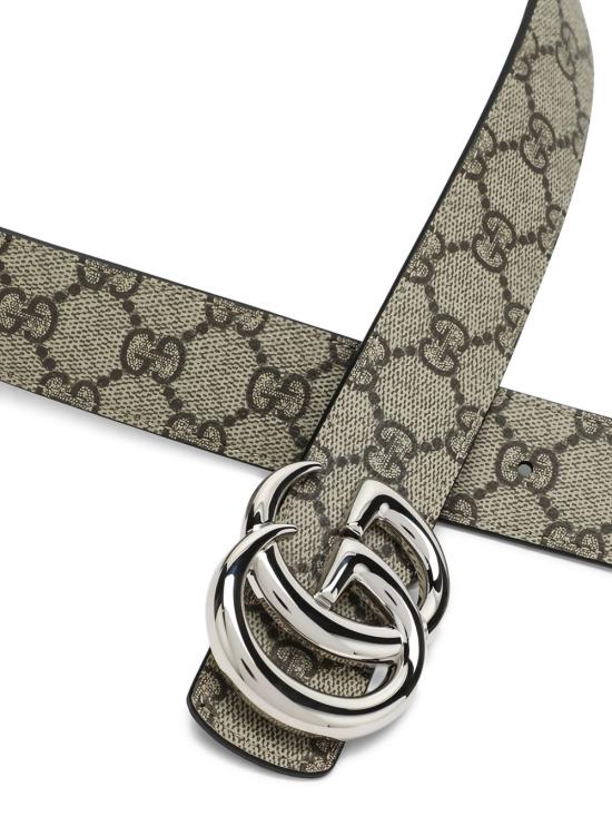 25FW 구찌 GG 마몽 리버시블 벨트 838593 FAE0Y9870 - GUCCI