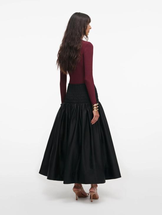 26SS 셀프 포트레이트 블라우스 RS26138TBU BURGUNDY Red - SELF PORTRAIT