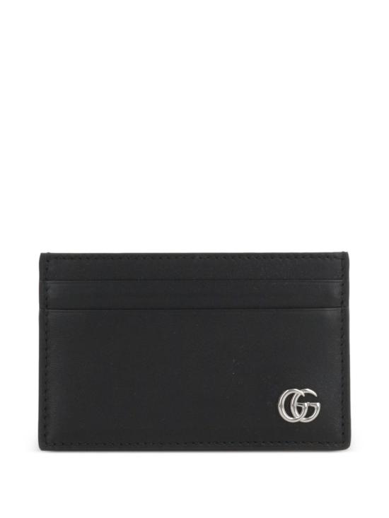 25FW 구찌 마몬트 카드 홀더 월렛 835049 AAE071000 Black - GUCCI
