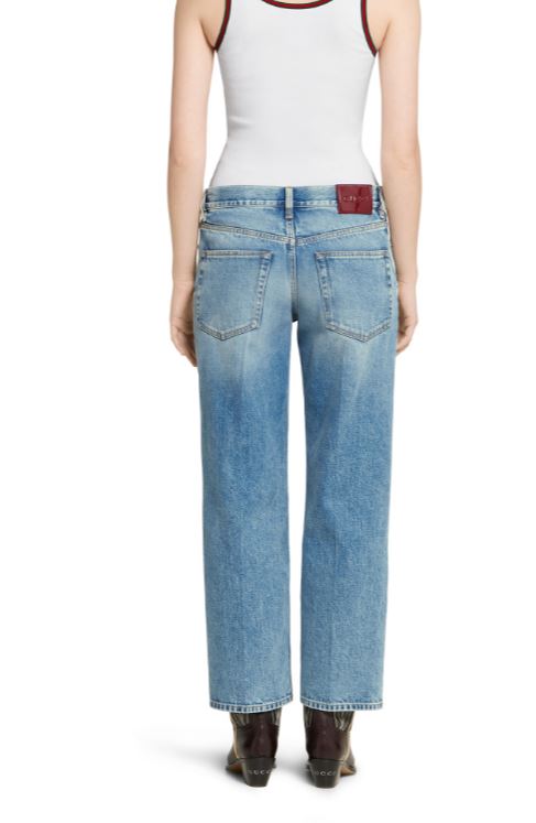 25FW 구찌 스트레이트 핏 데님 팬츠 812233 XDC7S4009 Blue - GUCCI