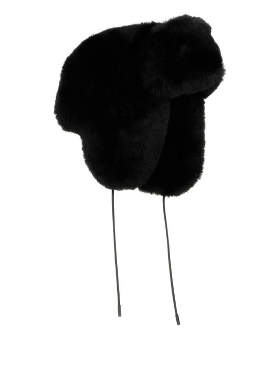 25FW 골드버그 이어플랩 캡 GB62301253 9000 Black - GOLDBERGH