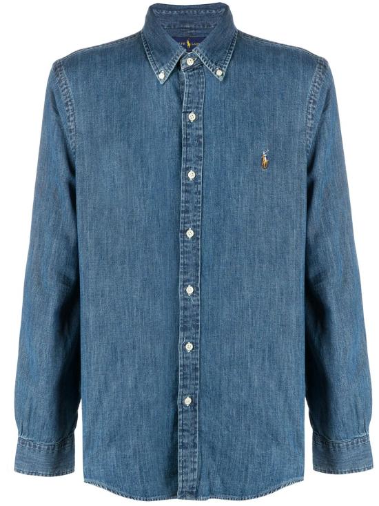 24FW 랄프 로렌 셔츠 710548539001 DENIM