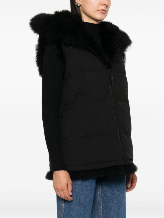 25FW 이브살로몬 베스트 26W25WKG60069 K05XC99 Black - YVES SALOMON