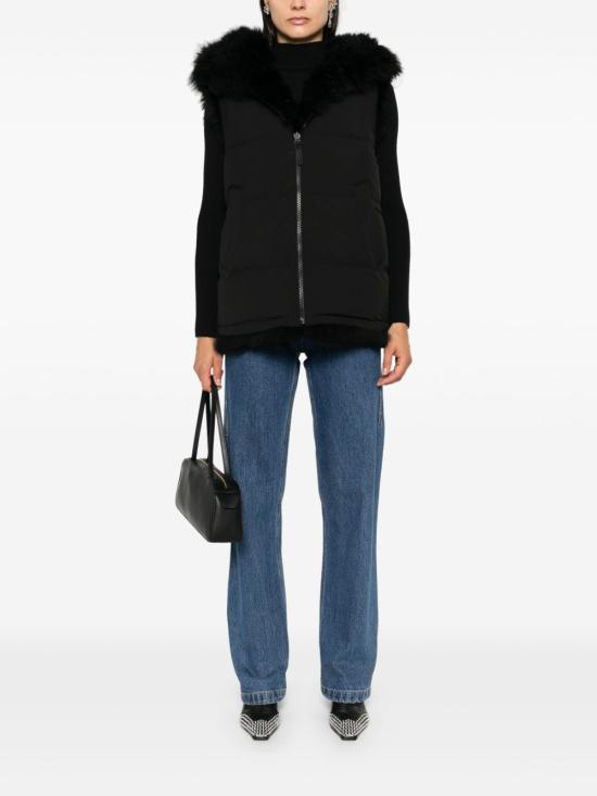 25FW 이브살로몬 베스트 26W25WKG60069 K05XC99 Black - YVES SALOMON