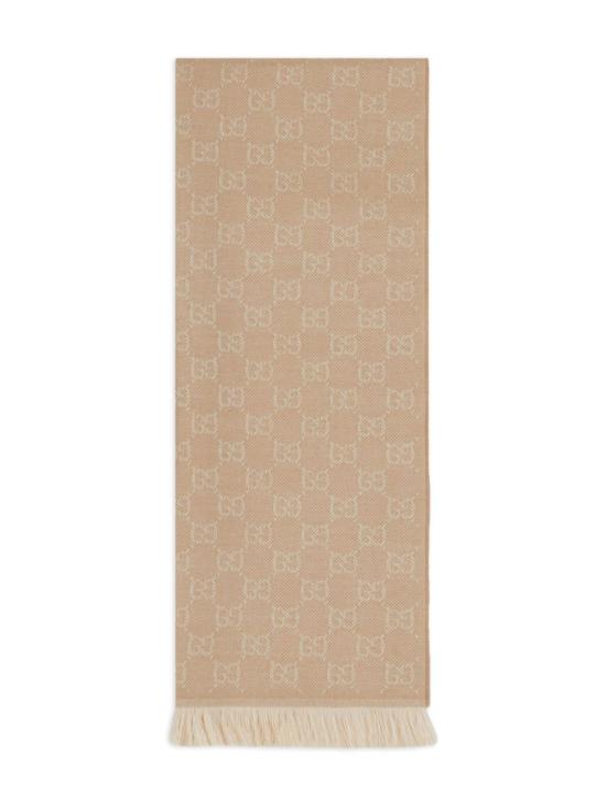 25FW 구찌 GG 울 스카프 848507 3G2009878 Camel ivory
