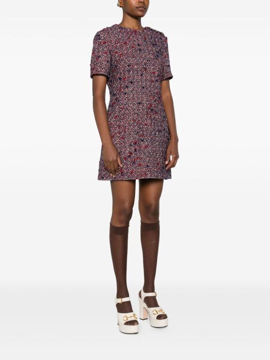 25FW 구찌 미디 원피스 841043 ZATNT4956 Blue - GUCCI