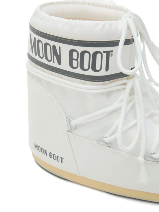 25FW 문부츠 아이콘 나일론 로우 부츠 80D1409340D A009 White - MOON BOOT