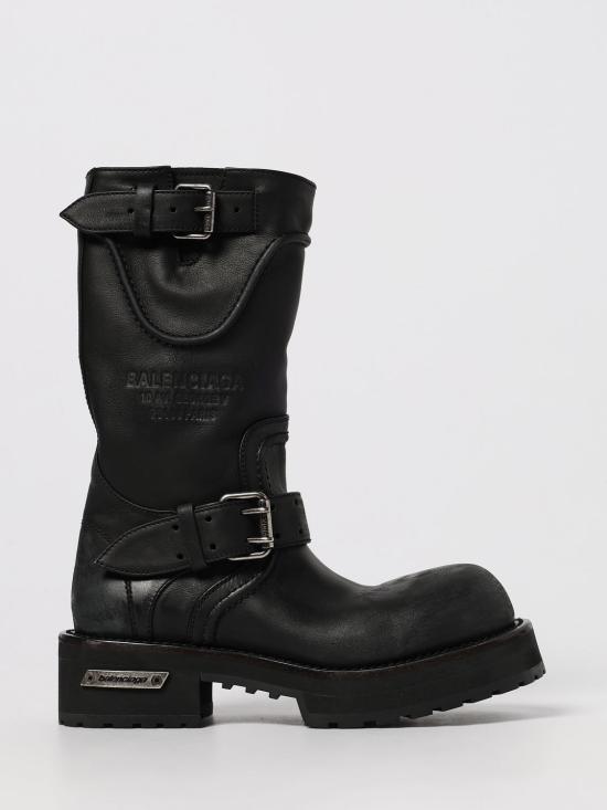 26SS 발렌시아가 VENOM 베놈 미들 부츠 833585 WCAL1 1080 BLACK DOM
