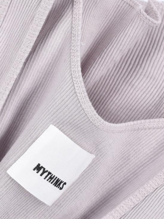 25FW 마이띵크스 긴팔 티셔츠 MY701 SNOW GREY Grey - MYTHINKS