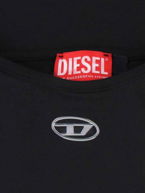 26SS 디젤 미디 원피스 A19918 0AHQH 900 Black - DIESEL