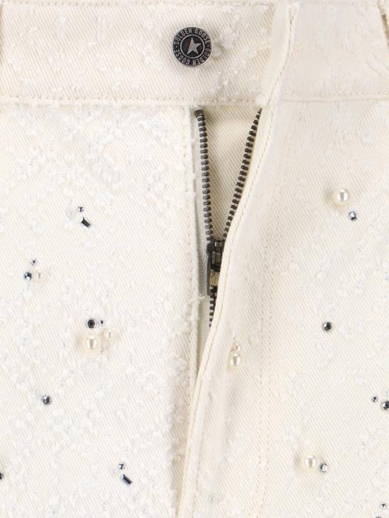 26SS 골든구스 데님 팬츠 GWP00844 P000840 10190 White - GOLDEN GOOSE