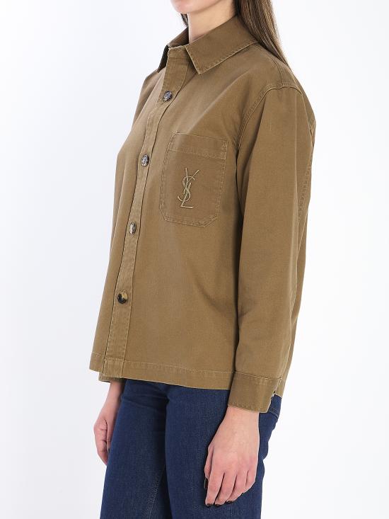 25FW 생로랑 셔츠 852696 GREEN - SAINT LAURENT