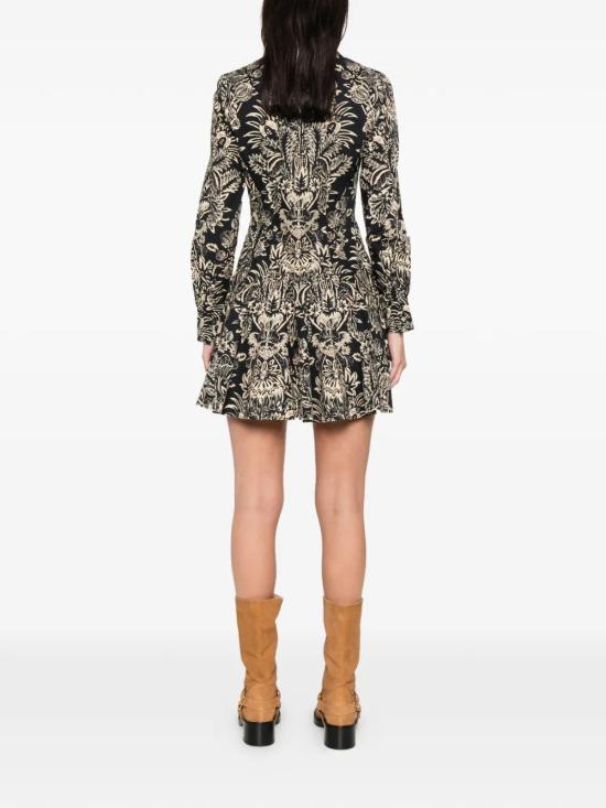 26SS 울라 존슨 미디 원피스 PS260137NOFL Black - ULLA JOHNSON