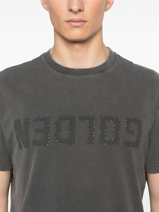 26SS 골든구스 반팔 티셔츠 GMP01220 P00067160318 Grey - GOLDEN GOOSE