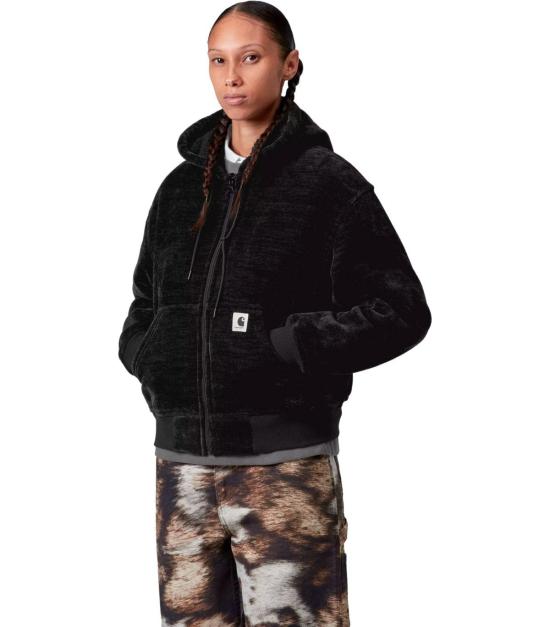 25FW 칼하트 WIP 액티브 스웨트 자켓 I033905 89 XX XS Black - CARHARTT WIP