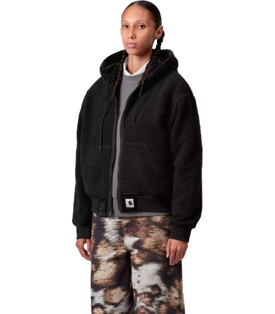 25FW 칼하트 WIP 액티브 스웨트 자켓 I033905 89 XX XS Black - CARHARTT WIP