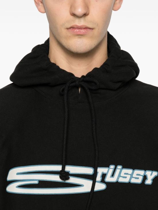 25FW 스투시 후드 티셔츠 1925145 0001 Black - STUSSY
