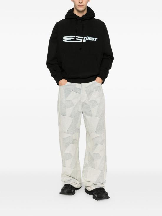 25FW 스투시 후드 티셔츠 1925145 0001 Black - STUSSY