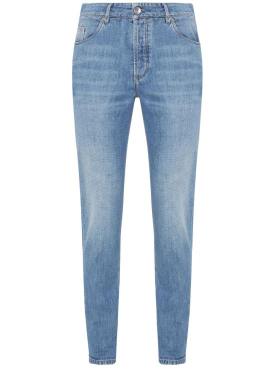 26SS 브루넬로 쿠치넬리 스트레이트 팬츠 M0Z37D3210C1470 CLEAR BLUE