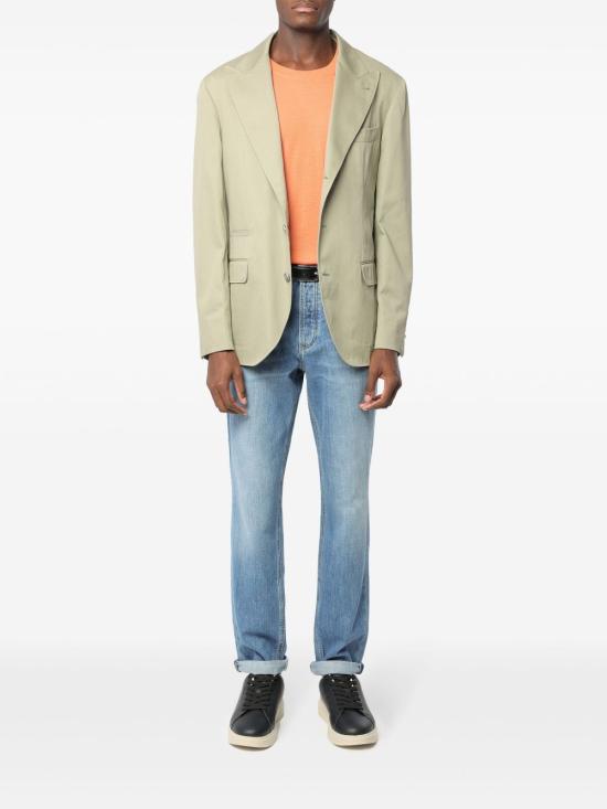 26SS 브루넬로 쿠치넬리 스트레이트 팬츠 M0Z37D3210C1470 CLEAR BLUE - BRUNELLO CUCINELLI