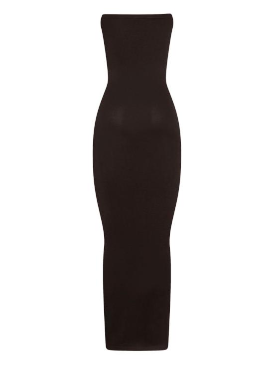 25FW 월포드 미디 원피스 507954870 BROWN