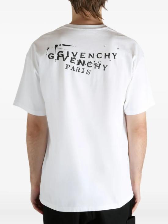 26SS 지방시 반팔 티셔츠 BM71NK3YSA100 WHITE - GIVENCHY
